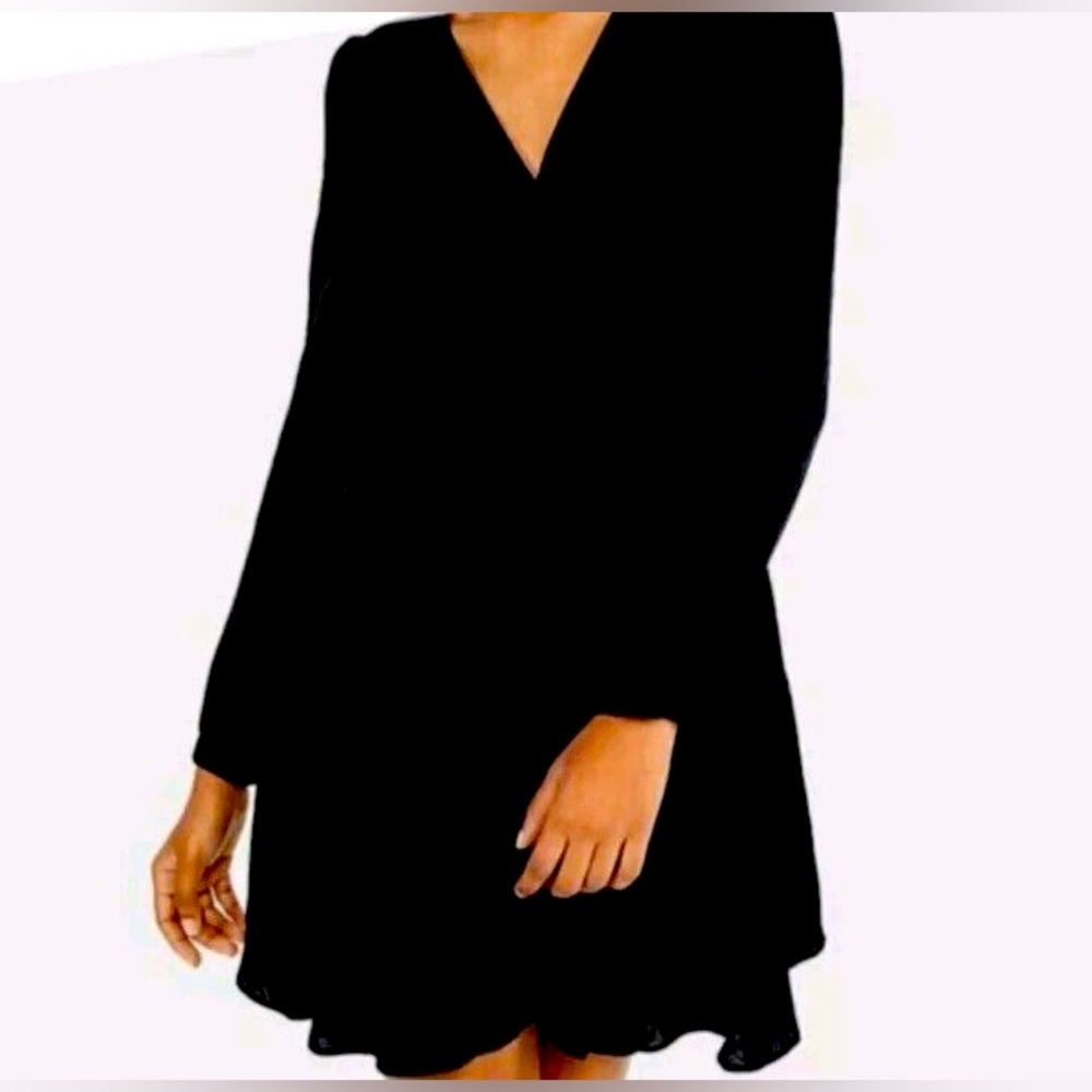 Express Black Long Sleeve Dress